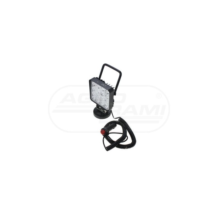 Lampa robocza kwadratowa z soczewką rozproszoną LED 10-30 V TT TECHNOLOGY TT.13208M