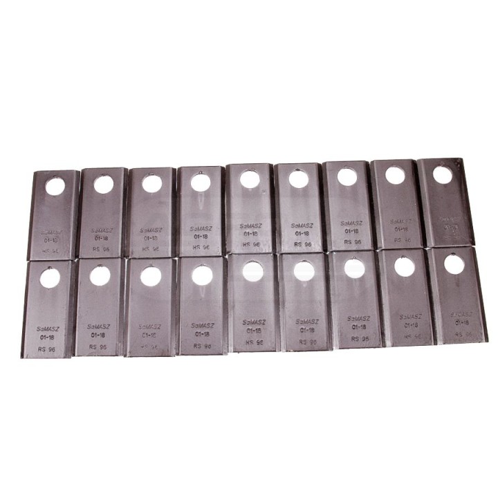 Nóż A prosty L-96 SAMASZ - paczka 18 sztuk MINO000002 SaMASZ