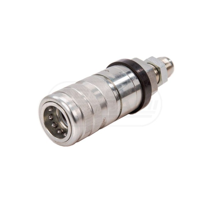 Szybkozłącze hydrauliczne zrywalne seria WIA3CV (3CFPV) gniazdo long 3/4" UNF gwint zewnętrzny  EURO PUSH-PULL (ISO 7241-A) WIA3