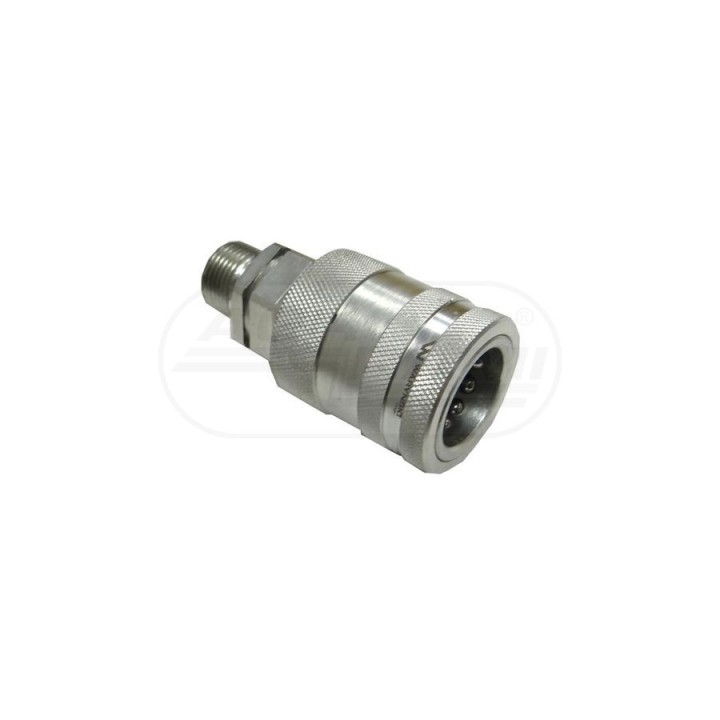 Szybkozłącze hydrauliczne gniazdo M20x1,5 gwint zewnętrzny EORO PUSH-PULL 91000822G ISO 7241-A WARYŃSKI Waryński