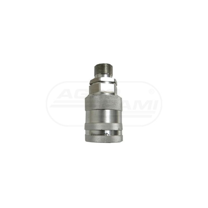 Szybkozłącze hydrauliczne gniazdo M20x1,5 gwint zewnętrzny EORO PUSH-PULL 91000822G ISO 7241-A WARYŃSKI Waryński