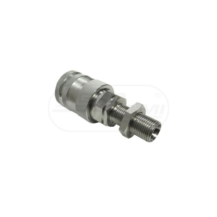 Szybkozłącze hydrauliczne gniazdo long M18x1,5 gwint zewnętrzny EURO PUSH-PULL 9100818GL ISO 7241-A WARYŃSKI Waryński