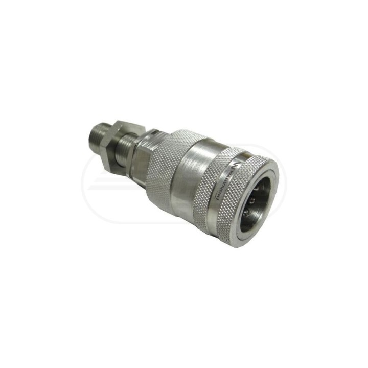 Szybkozłącze hydrauliczne gniazdo long M18x1,5 gwint zewnętrzny EURO PUSH-PULL 9100818GL ISO 7241-A WARYŃSKI Waryński
