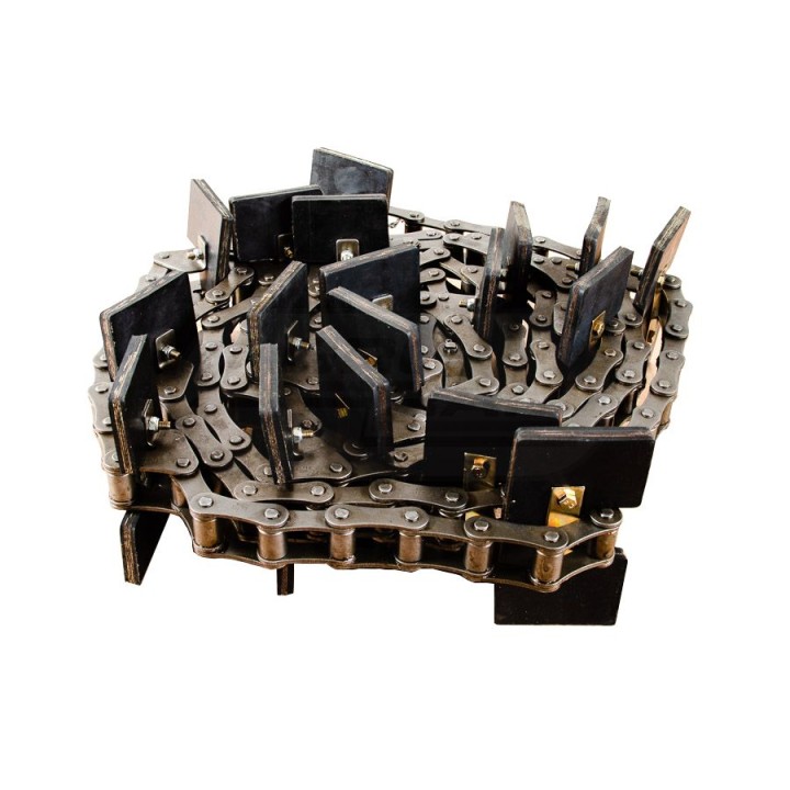 Łańcuch przenośnika ziarnowego lub kłosowego  KPL.ELITE Łopatki 18x Z38509 150x80mm AZ27730 , AZ.27730