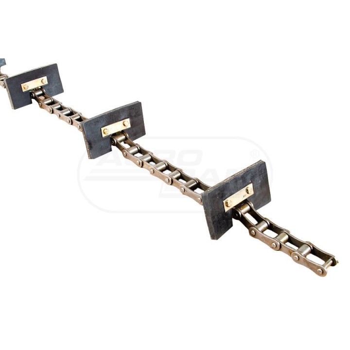 Łańcuch przenośnika ziarnowego lub kłosowego  KPL.ELITE Łopatki 18x Z38509 150x80mm AZ27730 , AZ.27730