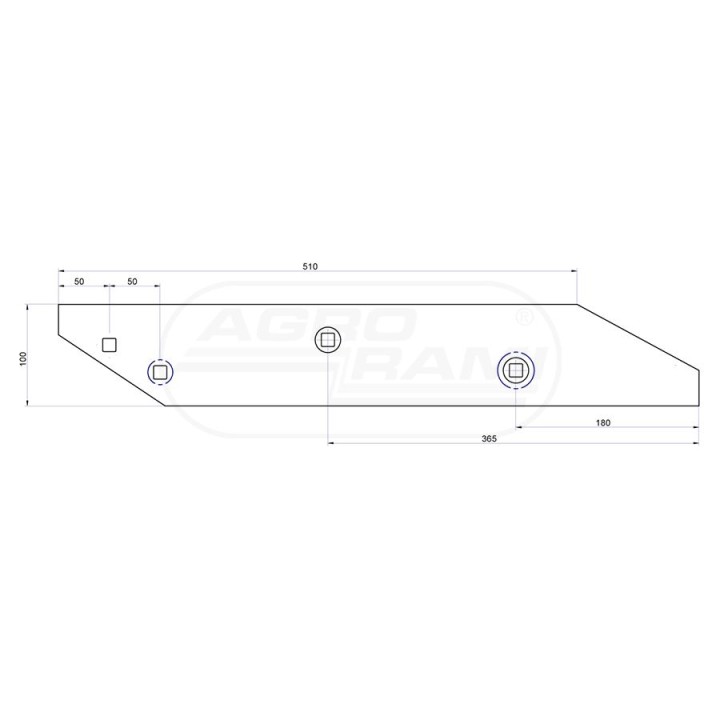 Płoza lewa 1150940030 AGRO-INTERSTAR