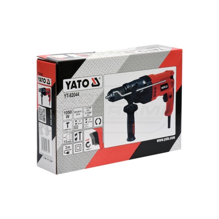 Wiertarka udarowa dwubiegunowa YATO 1050W YT82044