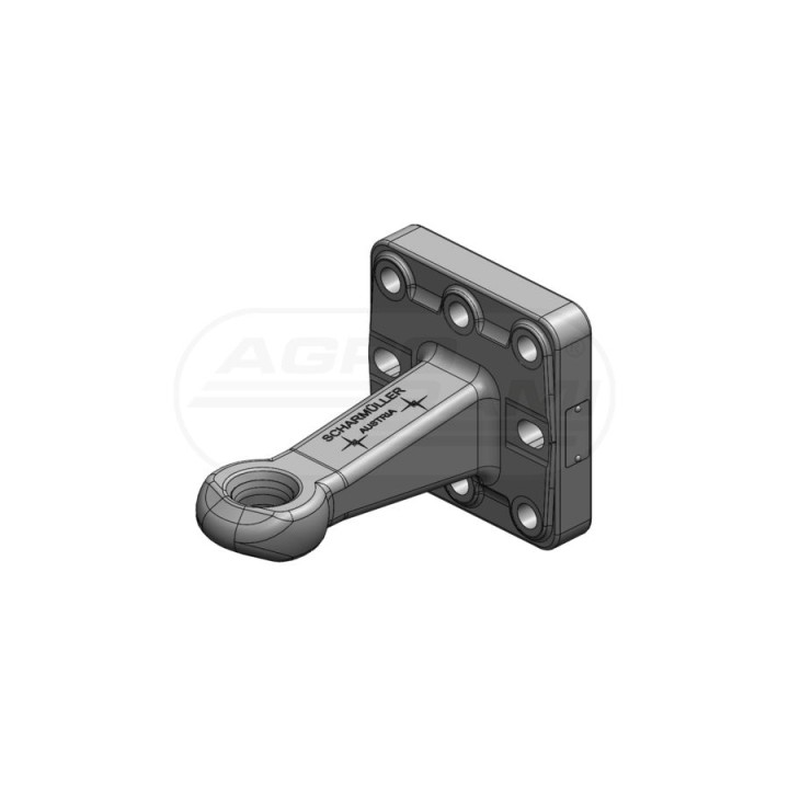 Zaczep flanszowy Fi40 , 145x145 Scharmueller 00654221-A02 , 00.654.24.0-A02 SCHARMUELLER