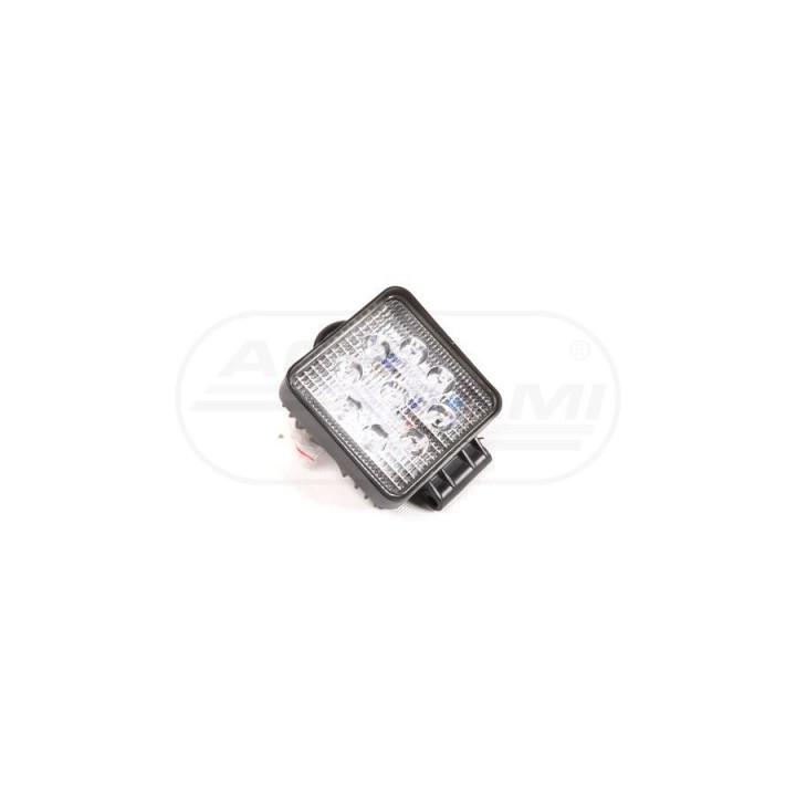 Lampa robocza prostokątna LED 3Wx9LED 12-30V obudowa aluminiowa 001-3900