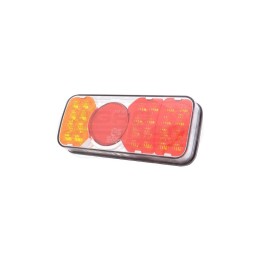 Lampa zespolona tylna, 12V-24V + przewody 190cm YLY-S 4x0,75mm2, diody 318KR, W67LIP WAŚ