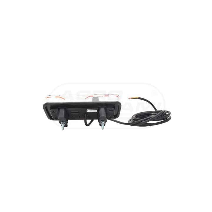 Lampa zespolona tylna, 12V-24V + przewody 190cm YLY-S 4x0,75mm2, diody 318KR, W67LIP WAŚ
