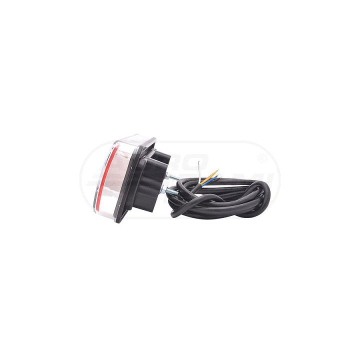 Lampa zespolona tylna, 12V-24V + przewody 190cm YLY-S 4x0,75mm2, diody 318KR, W67LIP WAŚ