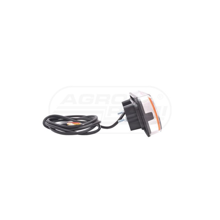 Lampa zespolona tylna, 12V-24V + przewody 190cm YLY-S 4x0,75mm2, diody 318KR, W67LIP WAŚ