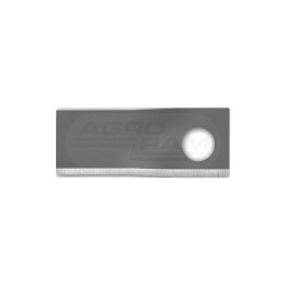 Nozyk zwichrowany 112x48x4 Fi19 mm - paczka 25 sztuk R-1398880 LEWY GERPOL