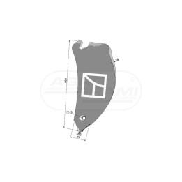 OSŁONA GRZĄDZIELI LEWA DELTA FLEX 7204027028 IND INDUSTRIEHOF