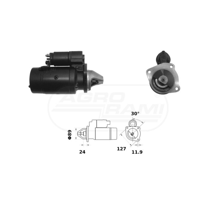 ROZRUSZNIK B40625 930-32 12v 3.2kw ISKRA / MAHLE / LETRIKA MS394 , MS351 , MS353 , MS339 , 12187645