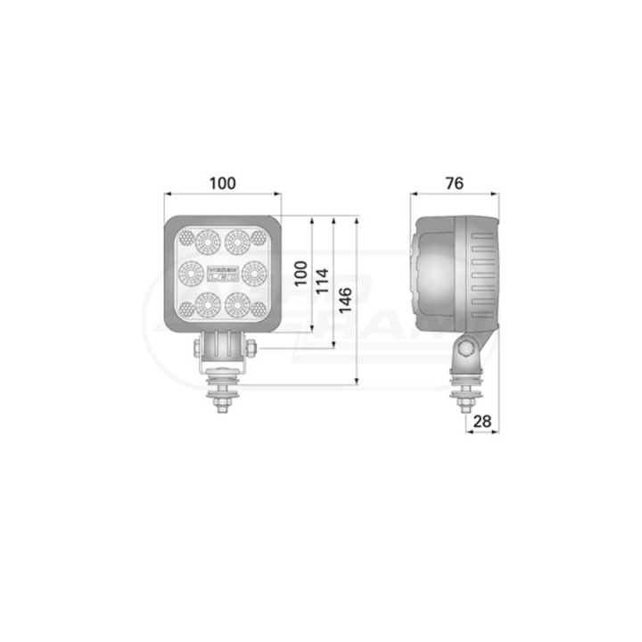 Lampa robocza LEDF LEDF2F.47606 WESEM