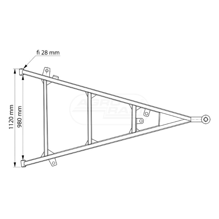 Dyszel zaczepu P93, 78SH 440273760172 PRODUKT CZESKI