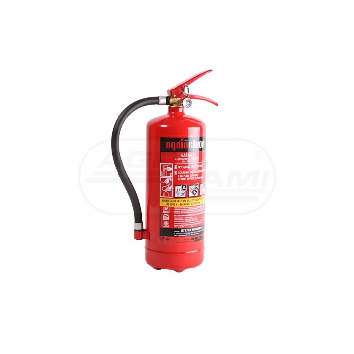 Gaśnica proszkowa 4kg MM GP-4X ABC/MP