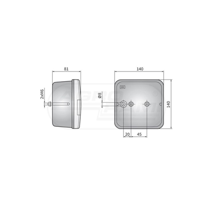 Lampa tylna zespolona LT2.26604 WESEM