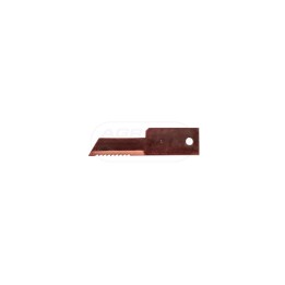 Nóż sieczkarni zębaty 198 x 50 x 3 mm - O 13 mm 89516450 , 42221