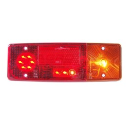 Lampa zespolona tylna prawa, 12V-24V + przewody 200cm YLY-S 4x0,75mm2, diody 486, WE551DŻP WAŚ