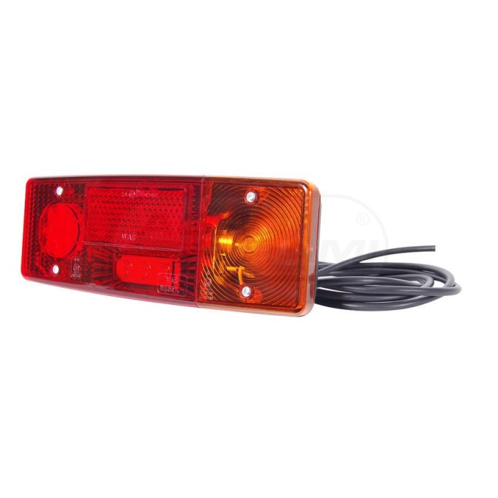 Lampa zespolona tylna prawa, 12V-24V + przewody 200cm YLY-S 4x0,75mm2, diody 486, WE551DŻP WAŚ