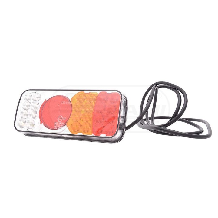 Lampa zespolona tylna prawa, 12V-24V + przewody 190cm YLY-S 5x0,75mm2, diody 315KR, W66P WAŚ
