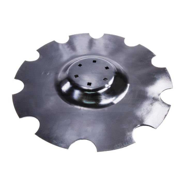 Talerz uzębiony 560x4mm, 6-otw-fi13, fi piasty 122mm-10 zębów z wpustem pod piastę FI560 AGROMASZ PRODUKT WŁOSKI