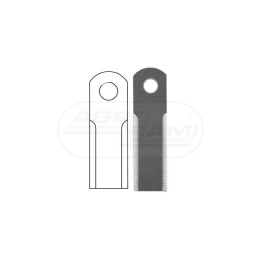 Nóż ruchomy DYMINY 163X50 otwór FI 22 BRDR163X50FI22