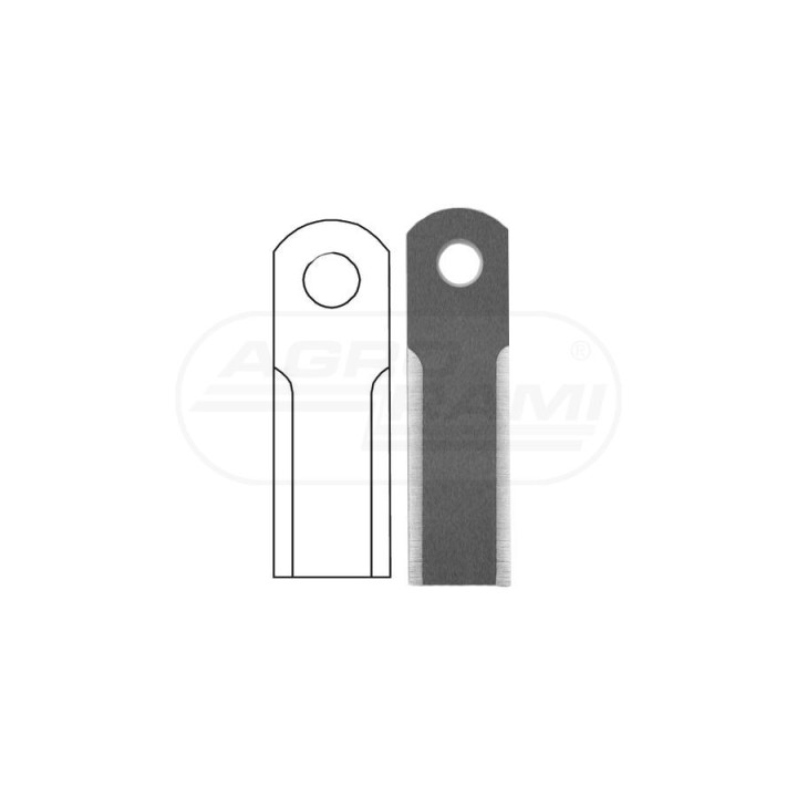 Nóż ruchomy DYMINY 163X50 otwór FI 22 BRDR163X50FI22