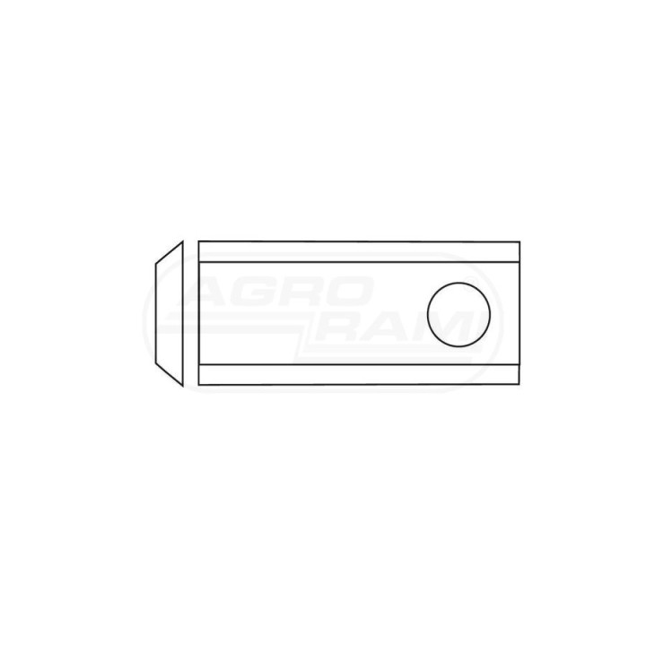 Nożyk kosiarki 96x50x3 Fi 19 mm - paczka 25 sztuk RS 96 GERPOL
