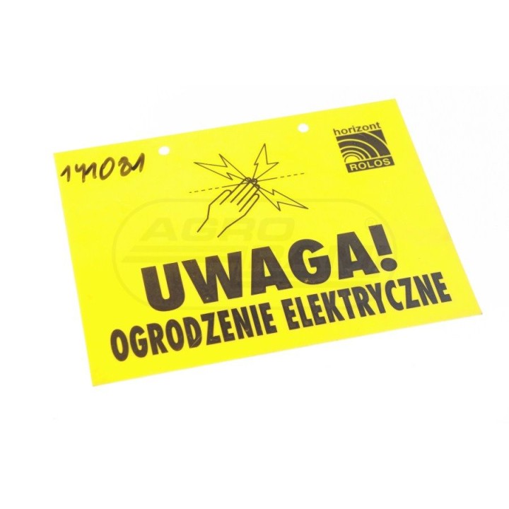Tabliczka ostrzegawcza 94501T Rolos