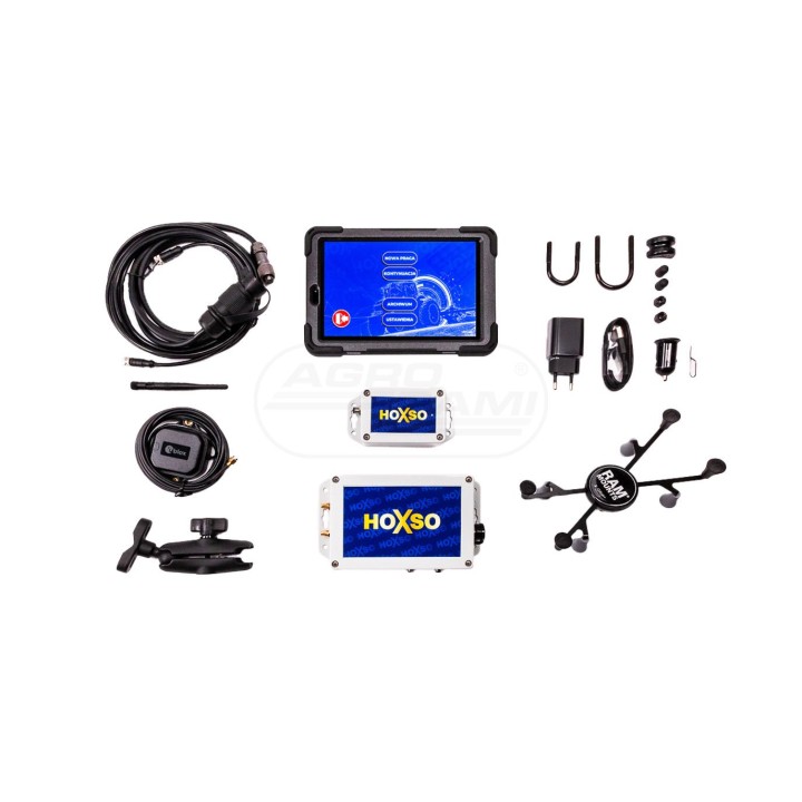 Nawigacja rolnicza zestaw rozszerzony tablet 8” + moduł żyroskopu HOXSOIMU + moduł główny HOXSOBOX + akcesoria +-2cm 9988141