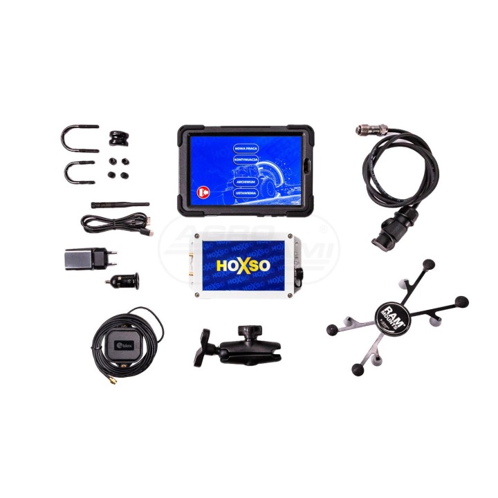 Nawigacja rolnicza zestaw podstawowy tablet 8” + moduł główny HOXSOBOX + akcesoria +-2cm 9988139