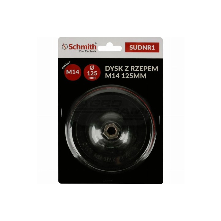 Dysk z rzepem M14 125 mm