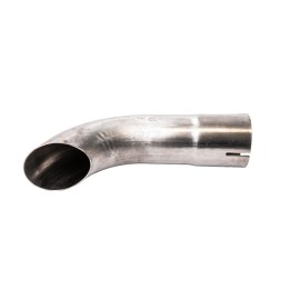 Końcówka rury wydechowej fi-76 mm inox INOX FI-76MM, stal nierdzewna . POWER SILENCER