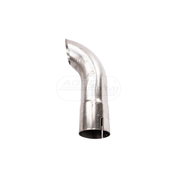 Końcówka rury wydechowej fi-76 mm inox INOX FI-76MM, stal nierdzewna . POWER SILENCER