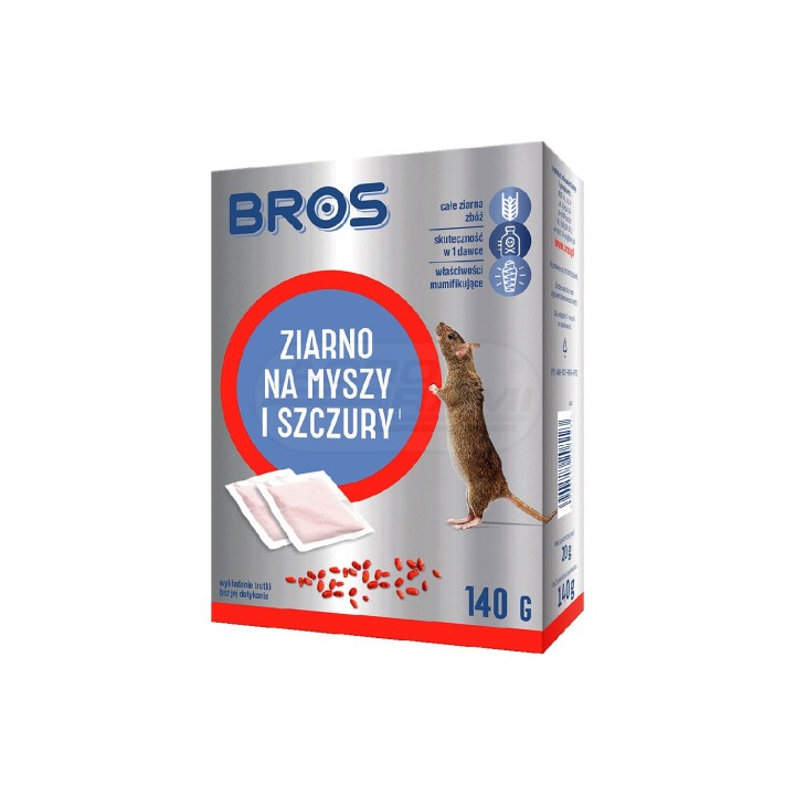 Ziarno na myszy i szczury 140g - BROS 1628