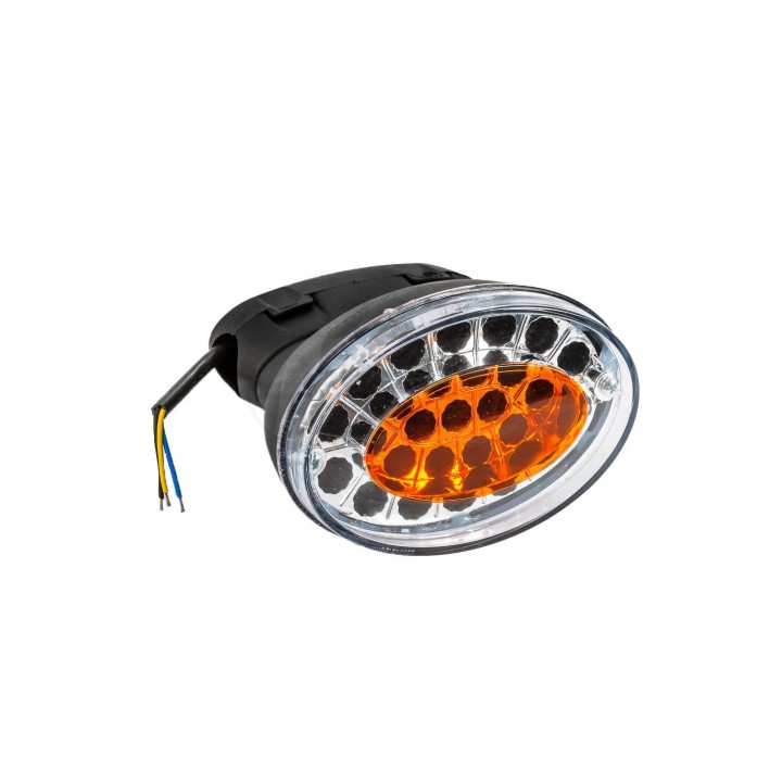 Lampa LED przednia kierunkowskaz New Holland montaż na rurkę fi 25mm 84262863, 84180791