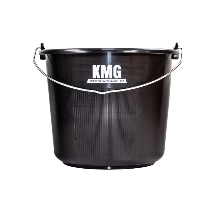 Wiadro okrągłe z pałąkiem 12L ( Czarne ) KMG 21001000900