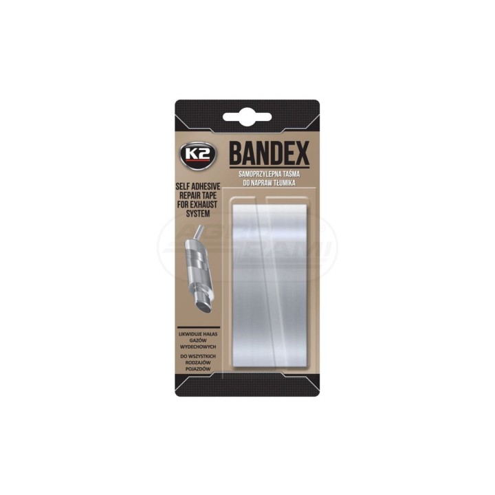 Samoprzylepny bandaż do tłumika B305 BANDEX 100 CM. K2