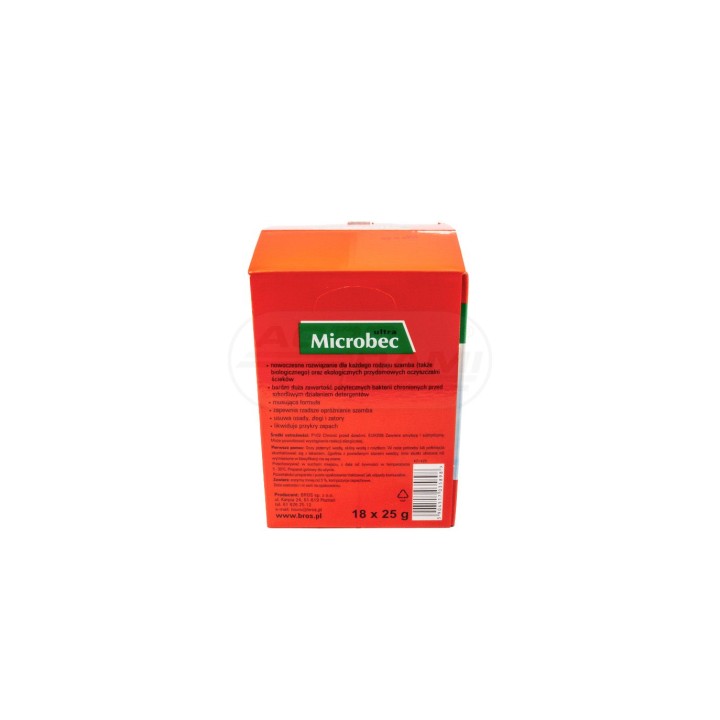 Preparat do szamb - Microbec ULTRA 25g (zapach cytryny) - BROS 207
