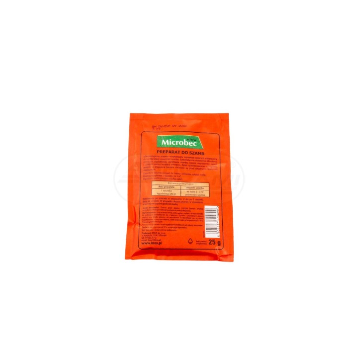 Preparat do szamb - Microbec ULTRA 25g (zapach cytryny) - BROS 207
