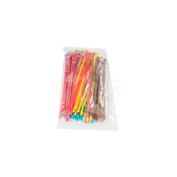 Opaska kablowa MIX 100szt 3,6X200MM