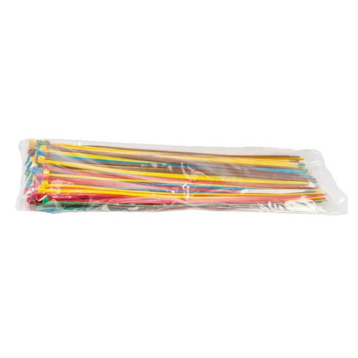 Opaska kablowa MIX 100 szt 4,8X350MM
