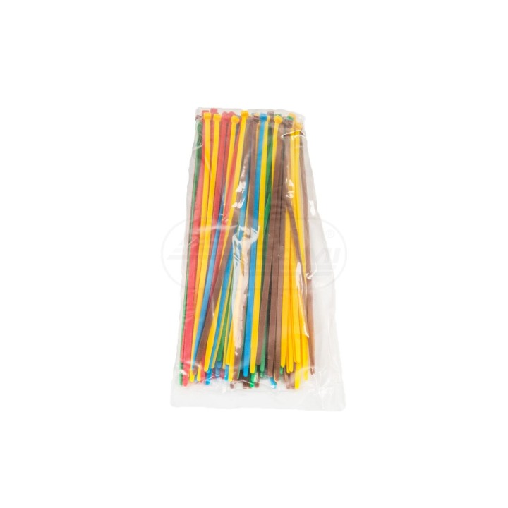 Opaska kablowa MIX 100 szt 4,8X350MM