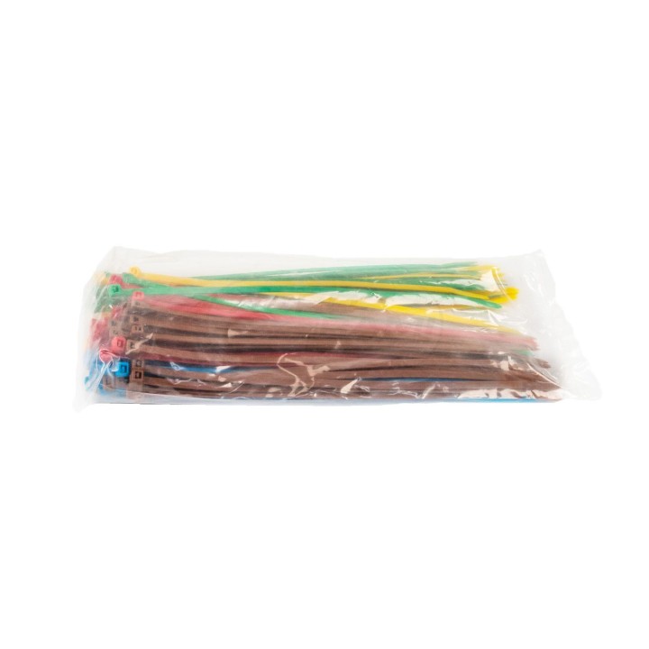 Opaska kablowa MIX 100szt 4,8X250MM