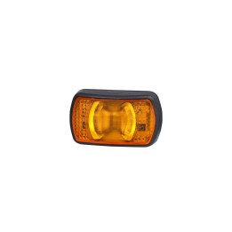 Lampa obrysowa diodowa krótka pomarańczowa 12/24V LD 2228 HORPOL