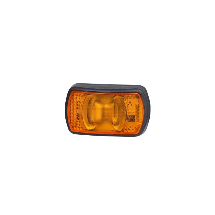 Lampa obrysowa diodowa krótka pomarańczowa 12/24V LD 2228 HORPOL